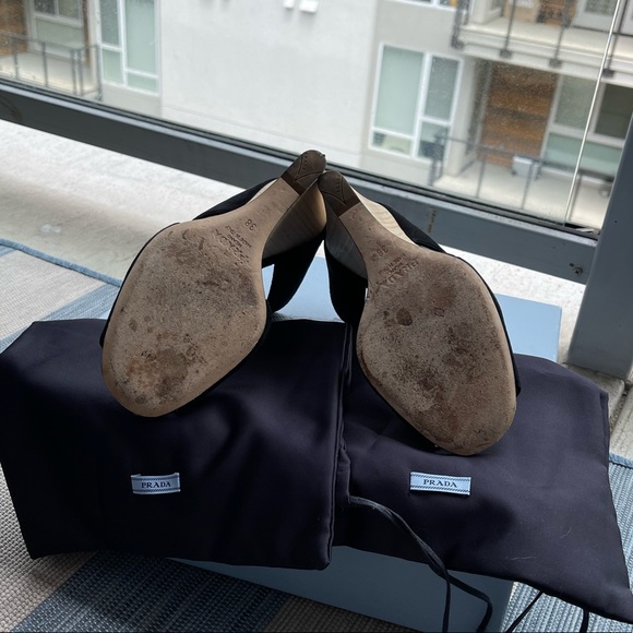 Prada Wedges, Suede, Size 38 - Picture 7 of 8